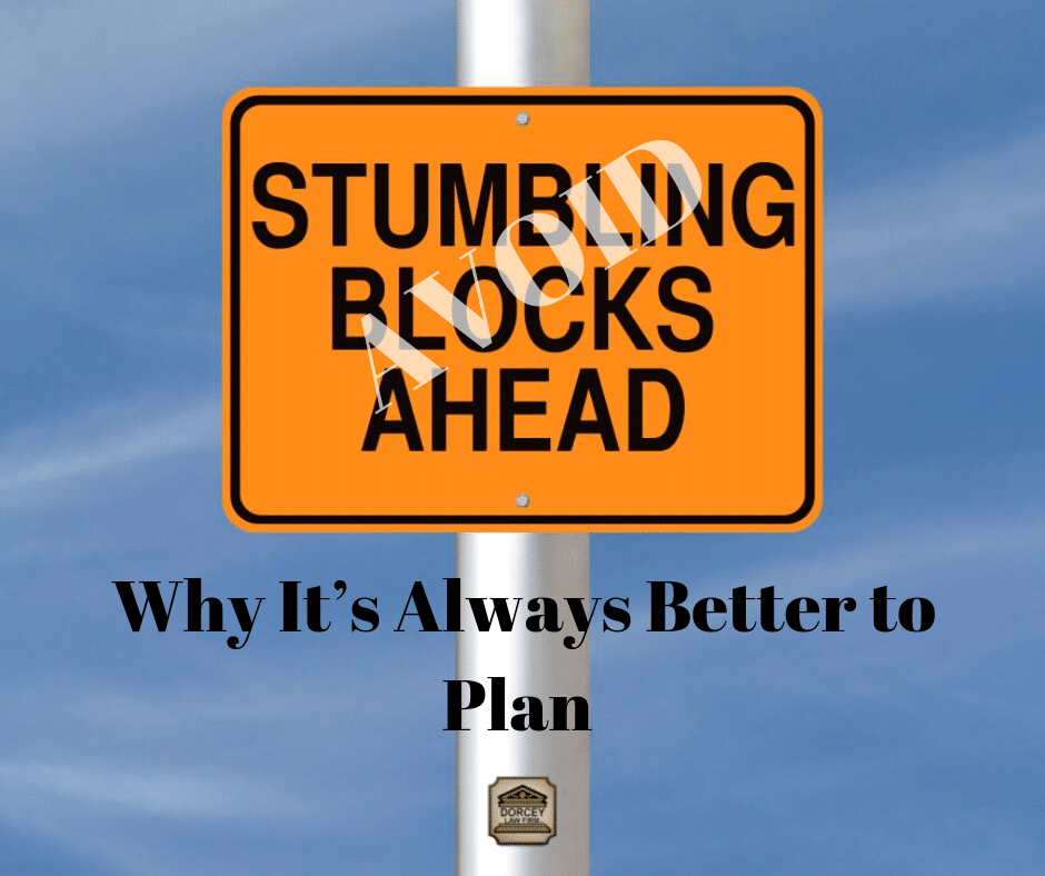 Avoid Stumbling Blocks Ahead- Why it's always better to plan Text